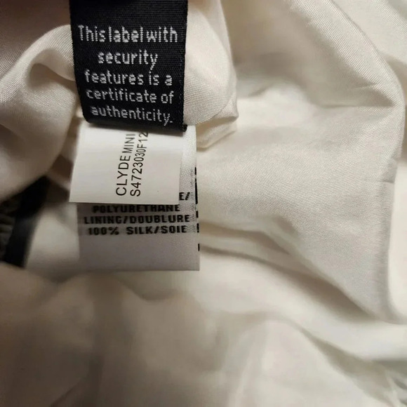 NWOT Diane von Furstenberg White Black Geometric Print Clyde Mini Skirt Size 4 - Picture 9 of 12